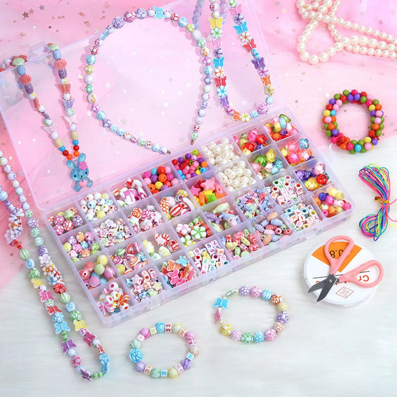 Acrylic Seed Beads Kit Crafts Beading Supplies DIY Jewelry Making