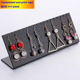 Acrylic Silver Background Necklace Display Stand