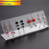 Acrylic Silver Background Necklace Display Stand
