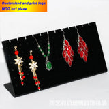 Acrylic Silver Background Necklace Display Stand