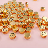 Acrylic Smile Beads For Jewelry Making Round Letter Beads Set