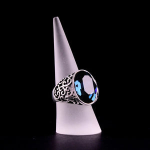 Acrylic Solid Finger Cone Ring Stand Display Holder Clear/Frosted