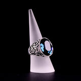 Acrylic Solid Finger Cone Ring Stand Display Holder Clear/Frosted
