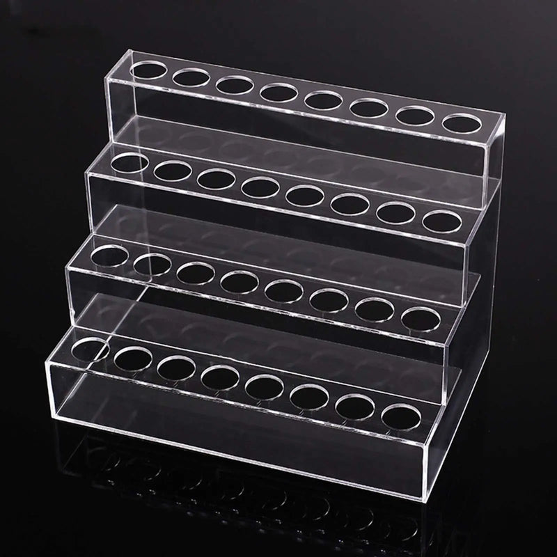 Acrylic Storage Rack 32 Slots for Bottles Brushes Show
