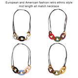 Acrylic Sweater Necklace Stylish Replacement Pendant