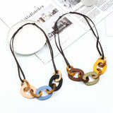 Acrylic Sweater Necklace Stylish Replacement Pendant