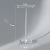 Acrylic T-Shaped Earring Display Stand Jewelry Counter Shooting Prop