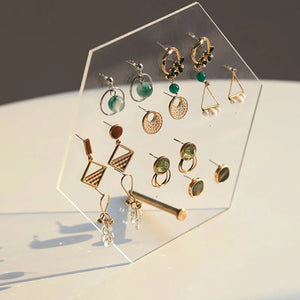 Acrylic Transparent Earrings Display Stand Jewelry Storage Rack