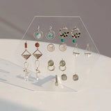 Acrylic Transparent Earrings Display Stand Jewelry Storage Rack