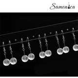 Acrylic 2 Layer Jewelry Display Rack Earrings Storage Stand