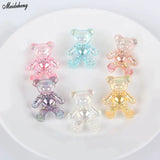 Acrylic Transparent Bear DIY Beads Jewelry Making Accessory