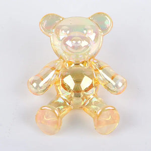 Acrylic Transparent Bear DIY Beads Jewelry Making Accessory