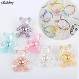 Acrylic Transparent Bear DIY Beads Jewelry Making Accessory