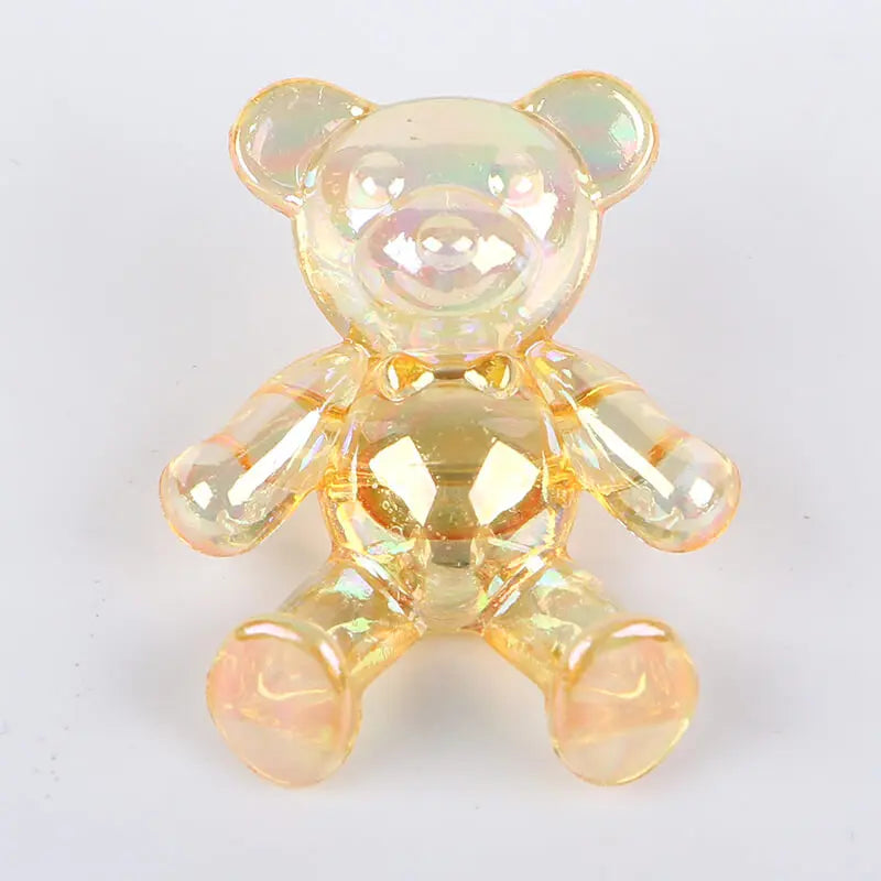 Acrylic Transparent Bear DIY Beads Jewelry Making Accessory