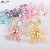 Acrylic Transparent Bear DIY Beads Jewelry Making Accessory