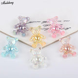 Acrylic Transparent Bear DIY Beads Jewelry Making Accessory
