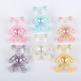 Acrylic Transparent Bear DIY Beads Jewelry Making Accessory