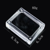 Acrylic Jewelry Box Organizer Transparent Cover Magnet Storage Box