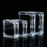 Acrylic Jewelry Box Organizer Transparent Cover Magnet Storage Box