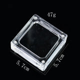Acrylic Jewelry Box Organizer Transparent Cover Magnet Storage Box