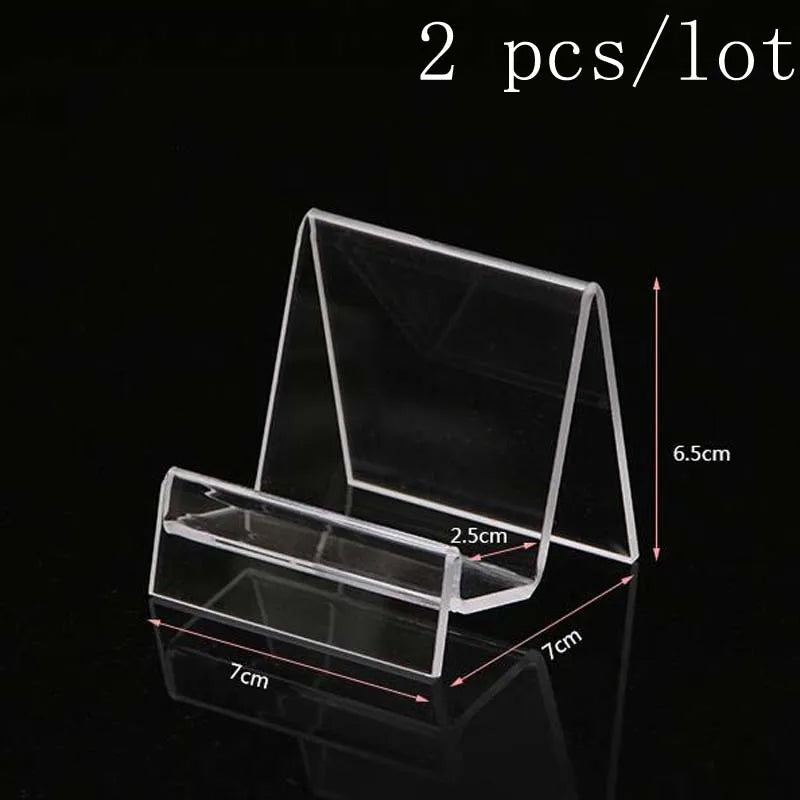 Acrylic Transparent Display Shelf for Mobile Wallet Glasses Rack