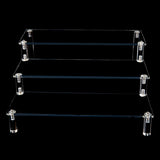 Acrylic 3-layer Jewelry Wallet Cosmetics Organizer Display Stand