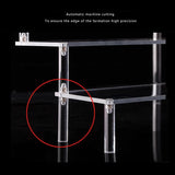 Acrylic 3-layer Jewelry Wallet Cosmetics Organizer Display Stand
