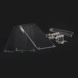 Acrylic 3-layer Jewelry Wallet Cosmetics Organizer Display Stand