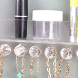 Acrylic Wall Mounted Bathroom Jewelry Organizer