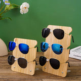 Acrylic/Wood Sunglass Display Rack Eyeglasses Stand Jewelry Holder Showcase