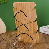 Acrylic/Wood Sunglass Display Rack Eyeglasses Stand Jewelry Holder Showcase