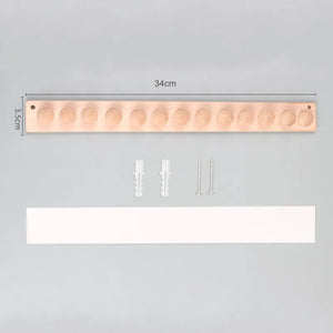 Acrylic Jewelry Organizer with Hooks for Necklace Bracelets