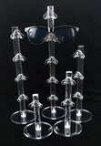 Acrylic Clear Glasses Stand for Sunglasses Eyeglasses Display Holder Case