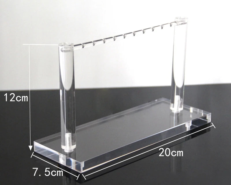 Acrylic Earring Holder Jewelry Display Stand Organizer Case