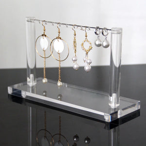 Acrylic Earring Holder Jewelry Display Stand Organizer Case