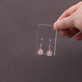 Acrylic earring try-on tool jewelry display earrings stand organizer