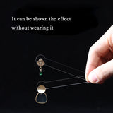 Acrylic earring try-on tool jewelry display earrings stand organizer