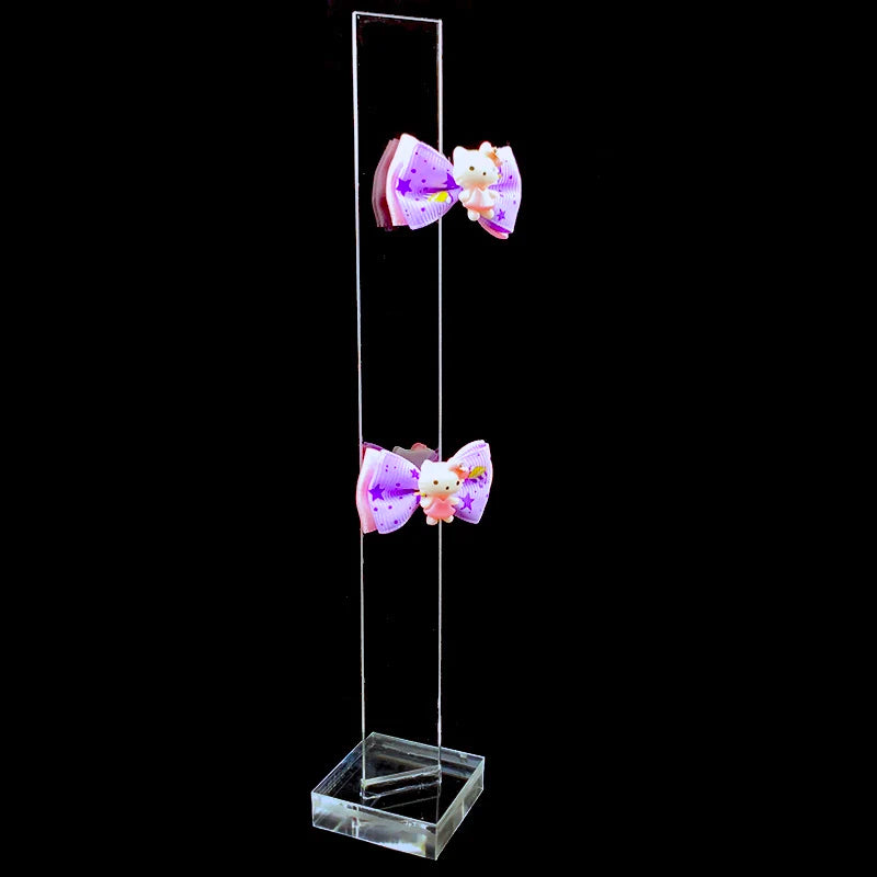 Acrylic Hair Clips Holder Jewelry Display Stand Organizer