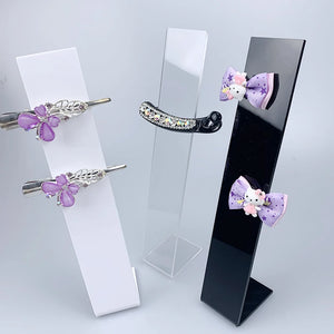 Acrylic Hair Clips Stand Display Hair Accessories Holder
