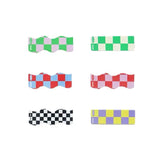 Acrylic lattice hair clip red
