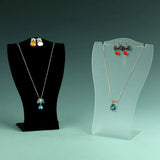 Acrylic Necklace & Earrings Display Stand Jewelry Holder