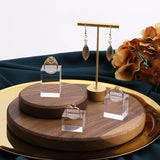 Acrylic Rings Display Stand Holder Jewelry Organizer Set Case