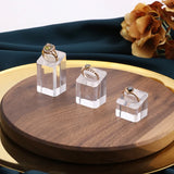 Acrylic Rings Display Stand Holder Jewelry Organizer Set Case