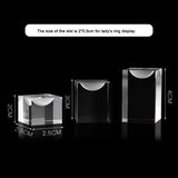 Acrylic Rings Display Stand Holder Jewelry Organizer Set Case