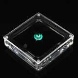 Acrylic Gem Stone Display Showcase Necklace Pendant Box 6pc/lot