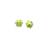 Acrylic Zircon Round Beaded Earrings Material