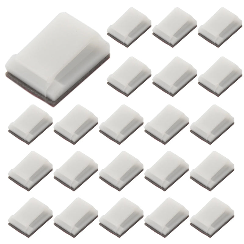 Adhesive Light Mounting Brackets - LED Light Strip Clips (100-Pack)