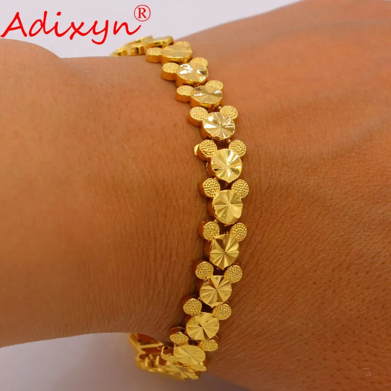 Ethiopian Dubai Bangles Hand Chain Jewelry N050715