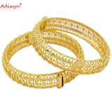 2PCS Ethiopian Bangles/Bracelets Dubai Jewelry