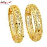 2PCS Ethiopian Bangles/Bracelets Dubai Jewelry